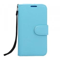 Galaxy S6 Premium Flip Leather Wallet Case with Strap