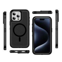 Defender Armor Protection Magsafe Case for Apple iPhone 15 Pro Max