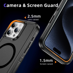 Estuche resistente y robusto Guardian Defender Armor Protection Magsafe para Apple iPhone 15 Pro Max