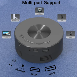 Mini Projector YT200 Portable Video Beamer Home Theater 1080P