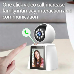 Cámara IP Guudgo 2K 3MP con pantalla de 2,8 pulgadas, WiFi, seguimiento automático
