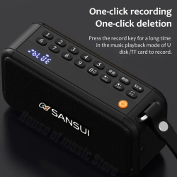 Altavoz Bluetooth inalámbrico portátil SANSUI F30,