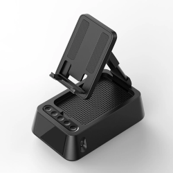 Cyboris S207 Wireless bluetooth Speaker Alarm Clock Stand LED Display Folding Bracket