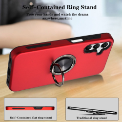 Dual Layer Armor Hybrid Stand Ring Case for Samsung Galaxy S23 FE