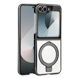 Case with Magnetic Ring and Kickstand for Samsung Galaxy Z Flip 6 5G