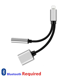 Adaptador de conector para auriculares con iluminación IP y Bluetooth 2 en 1