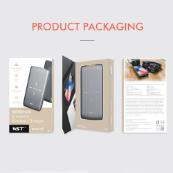 2 in 1 Qi Wireless Charging & Power Bank External Battery Pack 10000 mAh