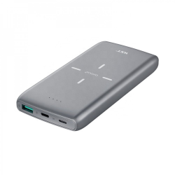 2 in 1 Qi Wireless Charging & Power Bank External Battery Pack 10000 mAh