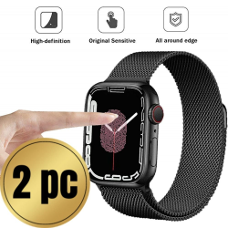 2pc PMMA Screen Protector with Easy Installation Kit Included for Apple Watch