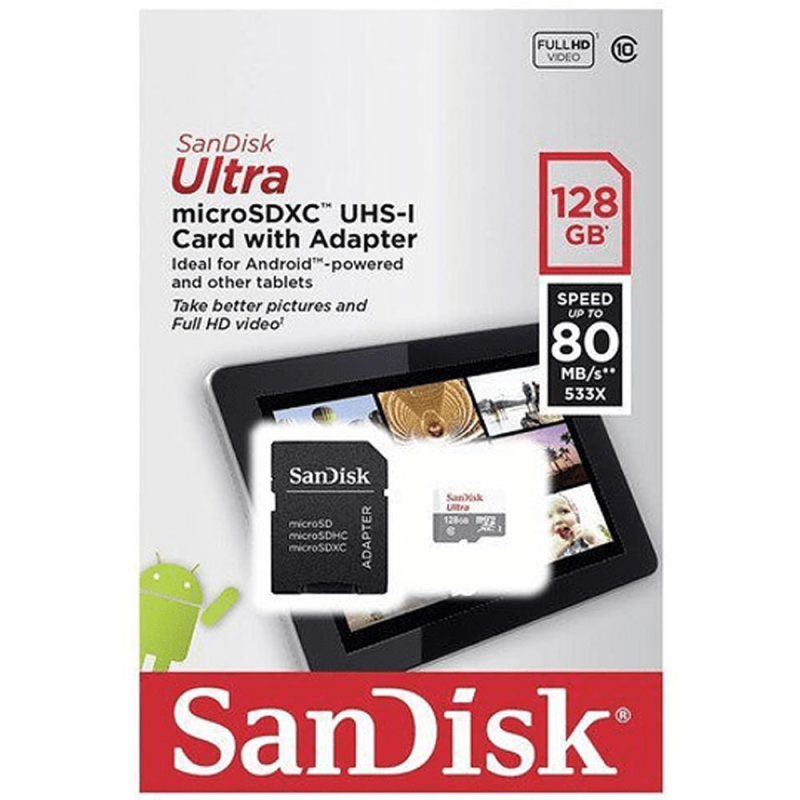 SanDisk microSDXC Flash Memory Card