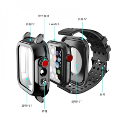 Wholesale Waterproof Shockproof Full Body Case with Built In Screen Protector for Apple Watch 6/5/4/SE [44mm]