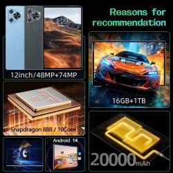 2024 Tablets Android Original Xioami P70 PRO Tablet 22GB+2T 20000mAh 1