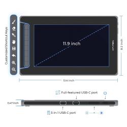XPPen Artist 12 2nd Gen 12 Inch Graphic Tablet Monitor 8192 Levels 60