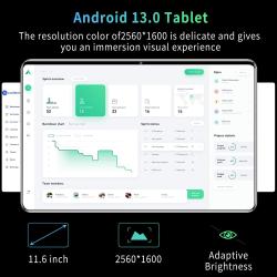 Original Tablet Android 13 11.6 Inch GPU Quad Core 16MP 32MP Dual SIM