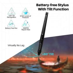 Huion Graphic Monitor Kamvas Pro 16 Drawing Tablet Screen 15.6 Inch Di