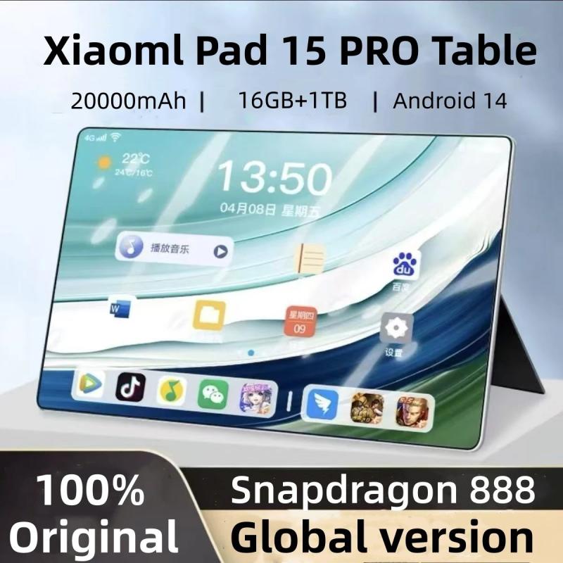 2025 Original XioaMi Pad 15 Pro Tablet Android14 Snapdragon888 11Inch
