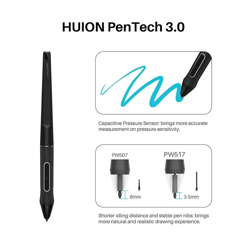 HUION Kamvas 22 Graphic Pen Tablet Monitor Pen Display 21.5 Inch Anti-