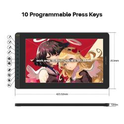 HUION Kamvas 16 2021 Graphics Tablets Monitor with Screen 15.6 Inch Dr