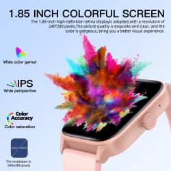 LIFEBEE Smart Watch for men women Answer/Make Calls, 1.85Inch Wireless