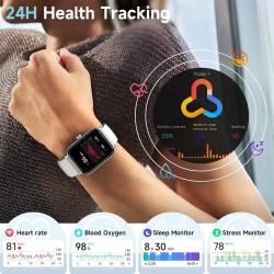 ‌Smart Watch for Android/iPhone, Alexa Built-in, 1.8" Screen, IP68 Wat