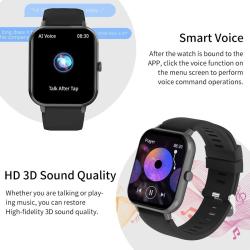 LIGE Waterproof Smart Watch Bluetooth Call Women Men Watch Voice Assis