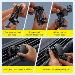ftvae Car Phone Holder Wireless Charger Car Charger for Air Vent Mount