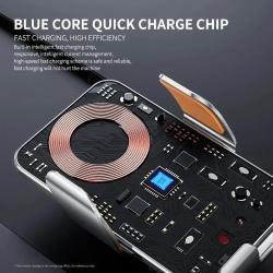 wzgae Wireless Car Charger Magnetic Auto Car Phone Holder Mount For iP