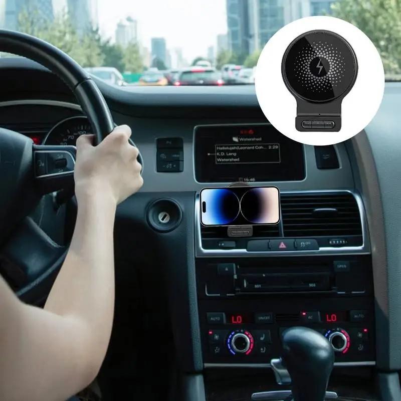 Wireless Car Charger 15W Fast Charging Strong Magnet Phone Holder 360 
