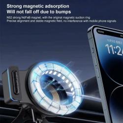 Wireless Charger Car Mount 15W Strong Magnet Wireless Car Phone Holder