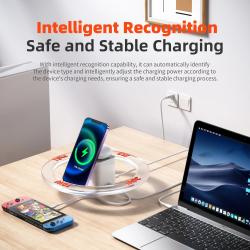 Wireless Charger QERE Mobile Phone Magnetic Station Fast Charging Safe