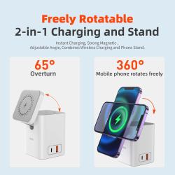 Wireless Charger QERE Mobile Phone Magnetic Station Fast Charging Safe
