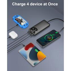 Portable Charger 10000mAh, Power Bank High-Speed Charging with Built i