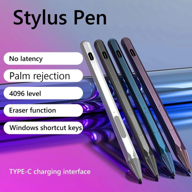 Capacitive Stylus Pen Magnetic Active Capacitive Stylus Type-C Recharg