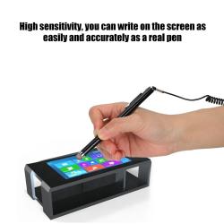 Capacitive Touch Screen Pen Black Metal High Sensitivity Stylus for Mo