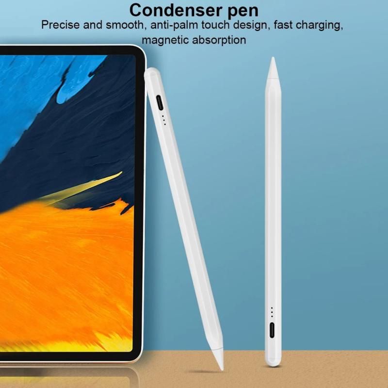 For Apple Pencil Stylus Pen for iPad 2018-2024 Tablet Touch Pen Tilt S