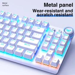 AULA Wireless Mechanical Gaming Keyboard 87 Key Three-modes 2.4G/Bluet