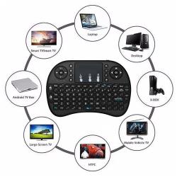 i8 2.4G Wireless Keyboard English Mini Keyboard Air Mouse Handheld Key