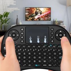 i8 2.4G Wireless Keyboard English Mini Keyboard Air Mouse Handheld Key