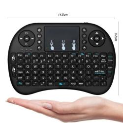 i8 2.4G Wireless Keyboard English Mini Keyboard Air Mouse Handheld Key