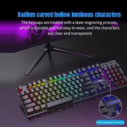 104 key Backlit Mechanical Keyboard Wired Gaming Keyboard waterproof L