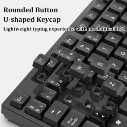 104 Keys Wired Keyboard Office Standard Keyboard Gaming Keyboard Membr