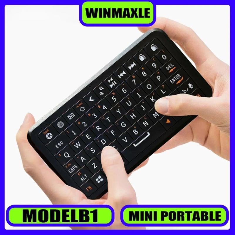 Winmaxle ModelB1 Mini Keyboard Wireless 2.4G Bluetooth Smart Keyboard 