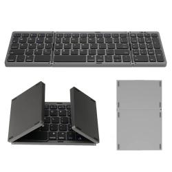 Foldable Wireless Bluetooth Keyboard Rechargeable Folding Keyboard For