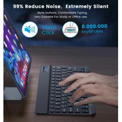 Bluetooth Wireless Keyboard Mini Keyboard For MacBook iPad 2.4G Rechar