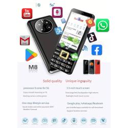 Touch Screen Rungee M8 Android 13 Wifi 5G Smartphone Google Play GPS 4