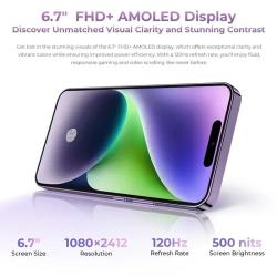 OUKITEL P1 Smartphone Global Version 6.7'' 120Hz AMOLED Display 8GB 25