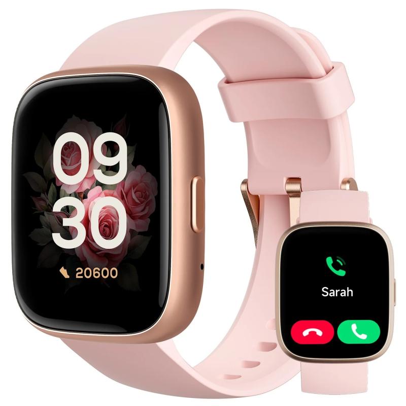 Alexa Built-in TOOBUR Smart Watch Heart Rate Monitor Sleep Tracker Ped