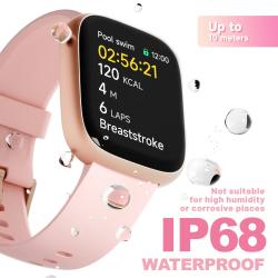 Alexa Built-in TOOBUR Smart Watch Heart Rate Monitor Sleep Tracker Ped