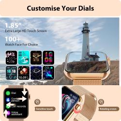 Smart Watch for Women/Men Answer/Make CallsFitness Tracker Watch for i