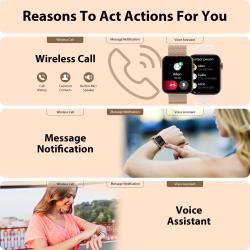 Smart Watch for Women/Men Answer/Make CallsFitness Tracker Watch for i